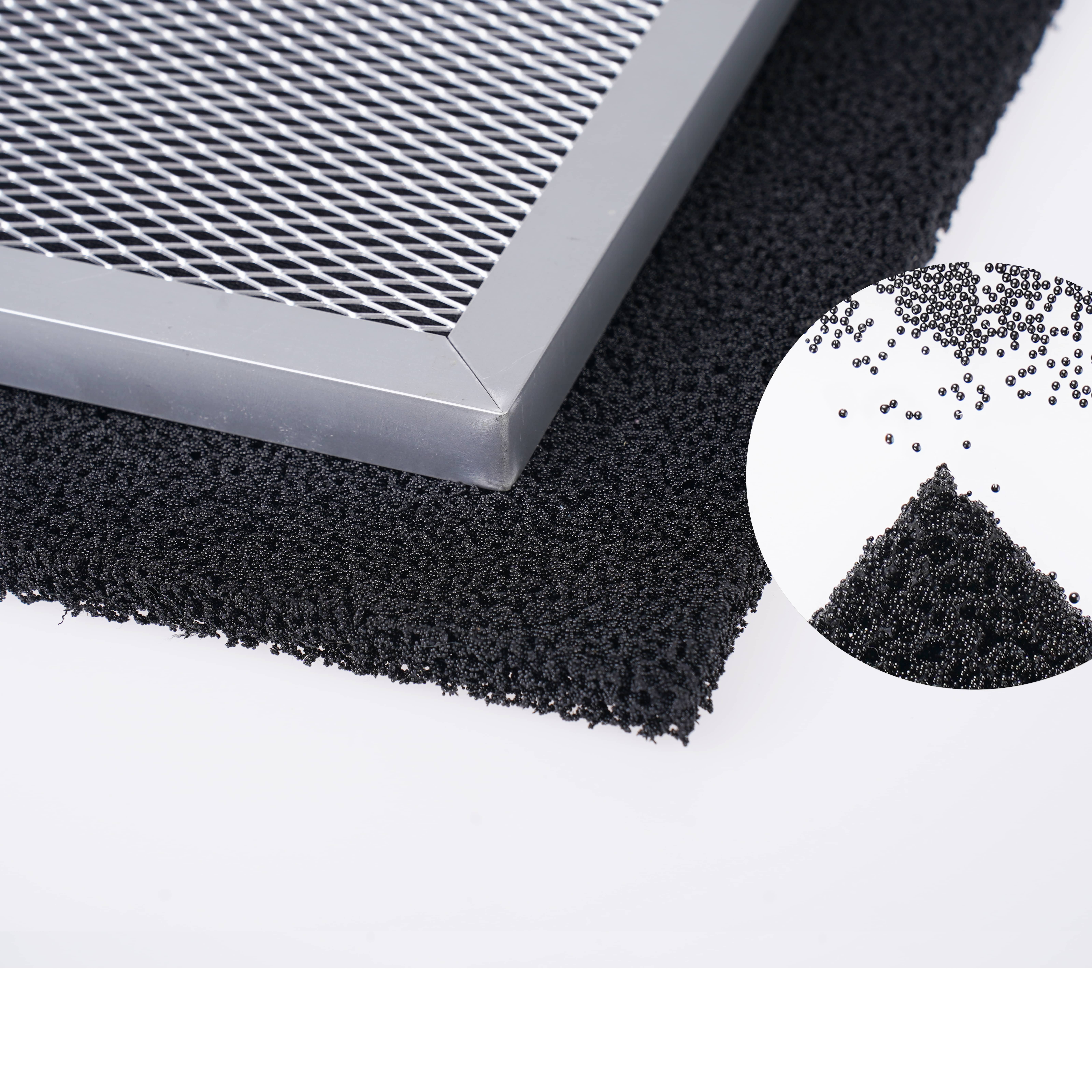 Filtration and Separation Industry spherical activated carbon PU FOAM